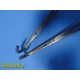 Pilling 35‑3655 Wylie J Aortic Clamp – Curved DeBakey Jaw – 3.65 cm Tip ~ 40610