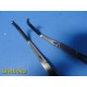 Lot 2 Codman 37-1201 Weck 638209 Satinsky Vascular Clamps DeBakey Jaw ~ 40611