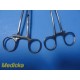 Lot 2 Codman 37-1201 Weck 638209 Satinsky Vascular Clamps DeBakey Jaw ~ 40611