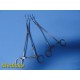 Lot 2 Codman 37-1201 Weck 638209 Satinsky Vascular Clamps DeBakey Jaw ~ 40611