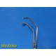 Lot 2 Codman 37-1201 Weck 638209 Satinsky Vascular Clamps DeBakey Jaw ~ 40611