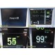 Datascope Passport 2 Patient Monitor W/ SPO2, NBP, TEMP, ECG Leads ~ 40141