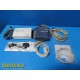 GE Healthcare F-LM1-03 Light Monitor W/ Datex Ohmeda Adapter & Leads ~ 40142