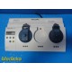 Philips Avalon CTS Ref M2720A Base Station W/ 2X M2727A ECG Transducer ~ 31771