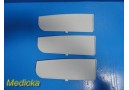 Set of 3 Nihon Kohden Cardiofax G ECG-2550 Rolling Cart Drawer Dividers ~ 40728
