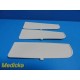 Set of 3 Nihon Kohden Cardiofax G ECG-2550 Rolling Cart Drawer Dividers ~ 40728