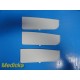 Set of 3 Nihon Kohden Cardiofax G ECG-2550 Rolling Cart Drawer Dividers ~ 40728
