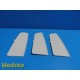 Set of 3 Nihon Kohden Cardiofax G ECG-2550 Rolling Cart Drawer Dividers ~ 40728