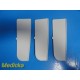 Set of 3 Nihon Kohden Cardiofax G ECG-2550 Rolling Cart Drawer Dividers ~ 40728