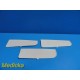 Set of 3 Nihon Kohden Cardiofax G ECG-2550 Rolling Cart Drawer Dividers ~ 40728