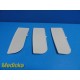 Set of 3 Nihon Kohden Cardiofax G ECG-2550 Rolling Cart Drawer Dividers ~ 40728