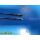 2x Olympus A64050A A64070A HiQ+ 5mm 33cm Mahnes Crocodile Forceps Inserts ~40235