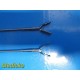 2x Olympus A64050A A64070A HiQ+ 5mm 33cm Mahnes Crocodile Forceps Inserts ~40235