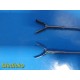2x Olympus A64050A A64070A HiQ+ 5mm 33cm Mahnes Crocodile Forceps Inserts ~40235
