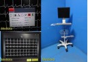 Philips Xper Flex Cardio Physiomonitoring Workstation W/ Display & Stand ~ 39389