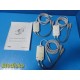 3x Drager Infinity MCable Dual Hemo MS20783 IBP Modules w/ Cables AS-IS ~ 40269