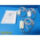 3x Drager Infinity MCable Dual Hemo MS20783 IBP Modules w/ Cables AS-IS ~ 40269