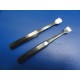 2 x Jarit 250-425 KEY Periosteal Elevators, 3⁄4˝ (19mm) wide, 8˝ (20.3cm) ~11987