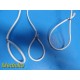 6x 3M Bair Hugger 90063 Sheet Blanket Holding Clips w/ Adjustable Cords ~ 40787