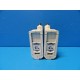 02 x Alaris IVAC Corecheck 2090 Tympanic Thermometers 2090E Stands ~ Lot ~16616