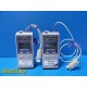 2X Nellcor Puritan N-85 Capnograph / Pulse Oximeters W/ New SpO2 Sensors ~ 31780