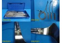 Marina Med Assorted Urology Lighted Miyazaki Retractors W/ CUDA F/O Cable ~21370