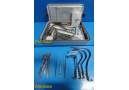 Codman Aesculap Jarit Pilling L&D POD Surgical Instruments Tray W/ Case ~ 21383