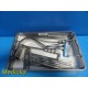 Codman Aesculap Jarit Pilling L&D POD Surgical Instruments Tray W/ Case ~ 21383