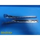 Waldemar LINK May Tibial Fixation Plates Lot of 13 w/ Synthes Sterilization Case ~ 40827