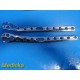 Waldemar LINK May Tibial Fixation Plates Lot of 13 w/ Synthes Sterilization Case ~ 40827