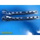Waldemar LINK May Tibial Fixation Plates Lot of 13 w/ Synthes Sterilization Case ~ 40827