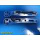 Waldemar LINK May Tibial Fixation Plates Lot of 13 w/ Synthes Sterilization Case ~ 40827