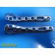 Waldemar LINK May Tibial Fixation Plates Lot of 13 w/ Synthes Sterilization Case ~ 40827