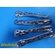 Waldemar LINK May Tibial Fixation Plates Lot of 13 w/ Synthes Sterilization Case ~ 40827
