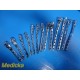Waldemar LINK May Tibial Fixation Plates Lot of 13 w/ Synthes Sterilization Case ~ 40827