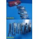 Waldemar LINK May Tibial Fixation Plates Lot of 13 w/ Synthes Sterilization Case ~ 40827