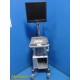 GE LOGIQ e Mobile Docking Cart w/ Toshiba LCD Monitor & 3 Probe Ports ~ 40824