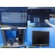 GE LOGIQ e Mobile Docking Cart w/ Toshiba LCD Monitor & 3 Probe Ports ~ 40824