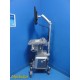 GE LOGIQ e Mobile Docking Cart w/ Toshiba LCD Monitor & 3 Probe Ports ~ 40824