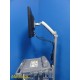 GE LOGIQ e Mobile Docking Cart w/ Toshiba LCD Monitor & 3 Probe Ports ~ 40824