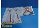 3x CooperSurgical EURO-MED LEEP Coated Speculum Ring Forceps Tenaculum ~ 40804