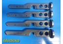 Lot of 4 Stryker 1440-1400 ACCOLADE Straight Rasp Handles Hip Surgical ~ 40810