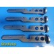 Lot of 4 Stryker 1440-1400 ACCOLADE Straight Rasp Handles Hip Surgical ~ 40810