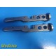 Lot of 4 Stryker 1440-1400 ACCOLADE Straight Rasp Handles Hip Surgical ~ 40810