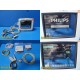 2013 Philips MP5 M8105A (865024) Monitor W/ NBP, SPO2 & ECG Leads ~ 33074
