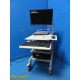 2013 Nihon Kohden Neuromaster Device Cart W/ Dell CPU, Keyboard & Mouse ~32346