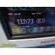 2012 Philips MP5 M8105A (865024) Monitor (NBP, SPO2, ECG, IBP, T) W/ Leads~33092