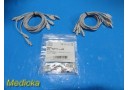 GE CAM-14 ECG Cable Set AD10&ndash;DB0 (Incomplete) &ndash; 9 Leads / 7 Connectors ~ 39034