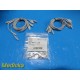 GE CAM-14 ECG Cable Set AD10–DB0 (Incomplete) – 9 Leads / 7 Connectors ~ 39034