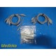 GE CAM-14 ECG Cable Set AD10–DB0 (Incomplete) – 9 Leads / 7 Connectors ~ 39034